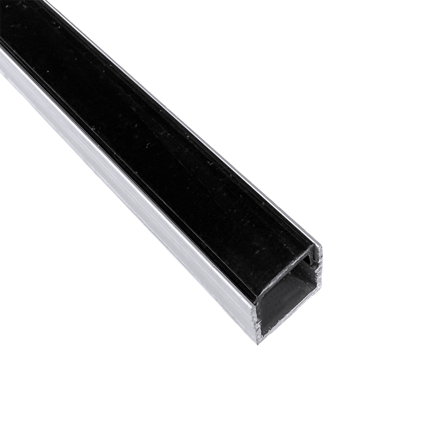 24V Strip Mini Channel Silver/Black