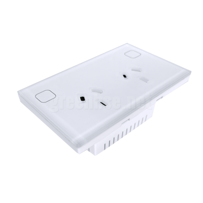 Smart Crystal Touch Wall Socket (GPO)
