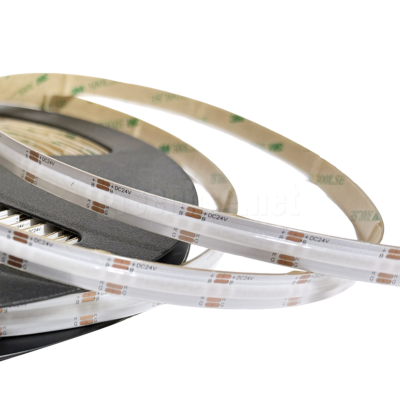 24V Dotless RGB Cob Strip Light 15w/m