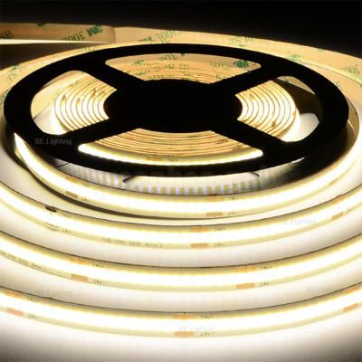24V Dotless 7.5w/m 4000k Cob Strip Light / Metre