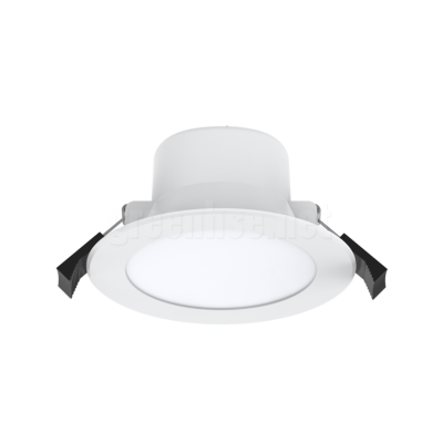 90mm 8W Downlight, Tricolour, White