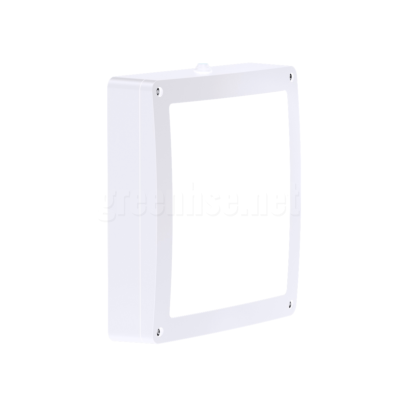 24.2cm Wall Light 18W, Square CCT, Black or White