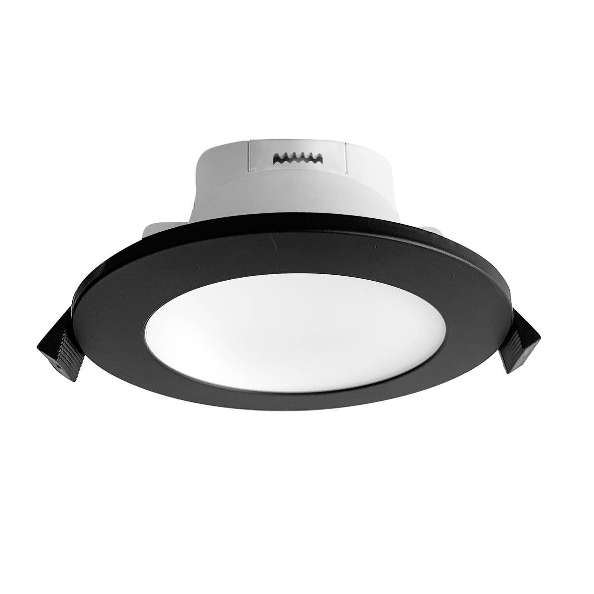 90mm 10W Downlight, Tricolour, Black