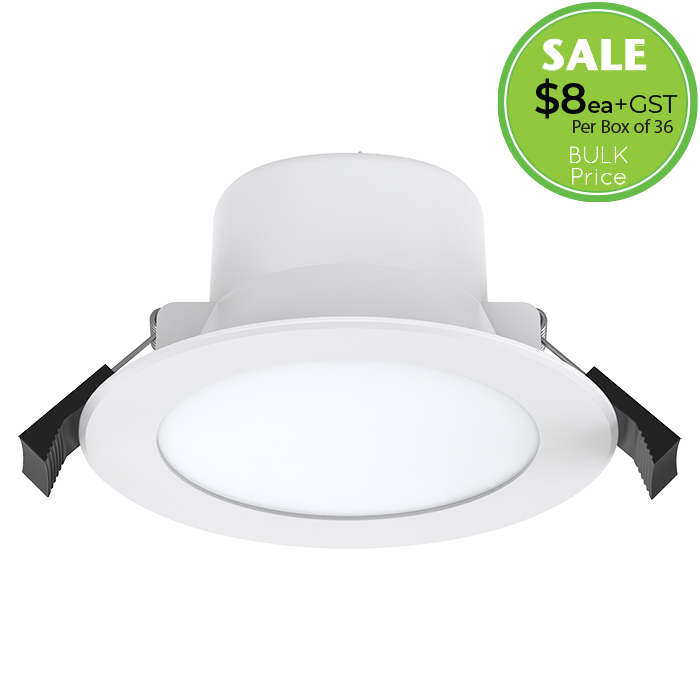90mm 8W Downlight, High Lumen, Tricolour