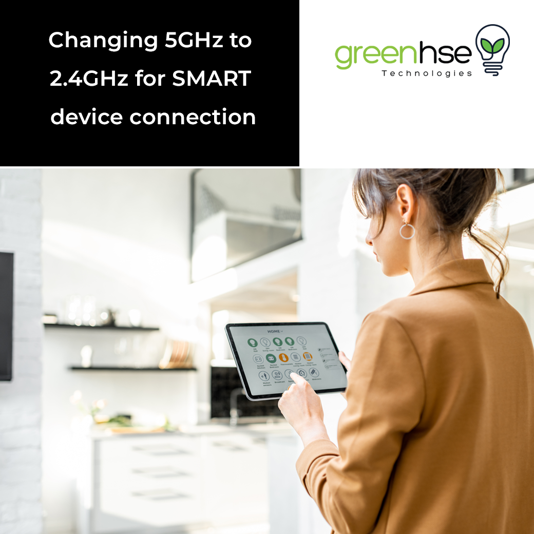 How to Change 5GHz to 2.4GHz to Connect Smart Devices