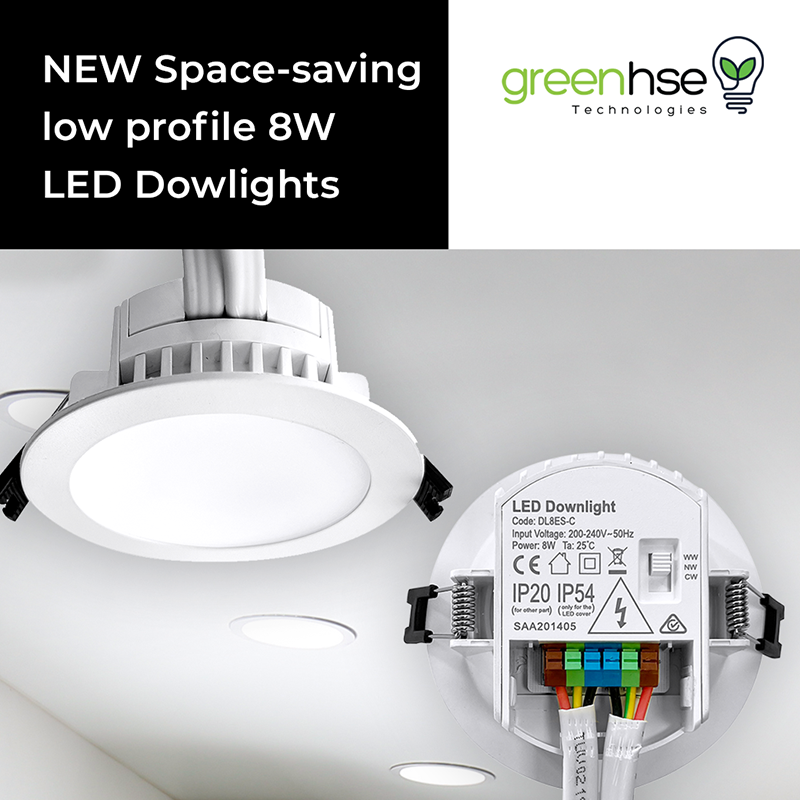 Why choose NEW Easy Connect Low Profile 8W LED Downlights